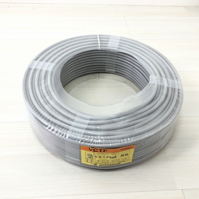 ケーブル】カワイ電線 VCTFコード 4×1.25の買取|東京都練馬区南 ケーブル】カワイ電線 VCTFコード 4×1.25の買取|東京都練馬区南